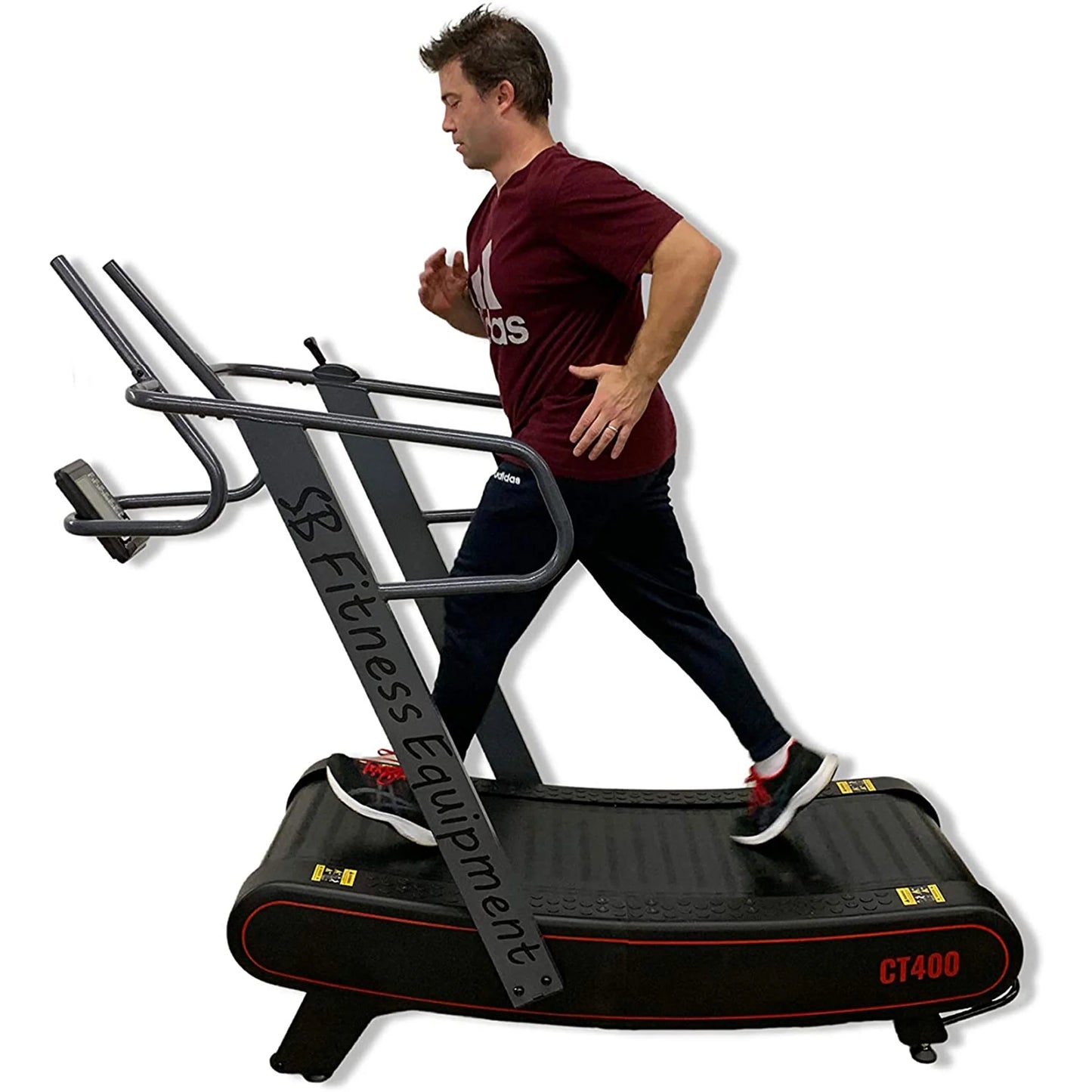 Revolutionary CT400 Self-Powered Curved Commercial Treadmill - Elevate Your Fitness Experience!