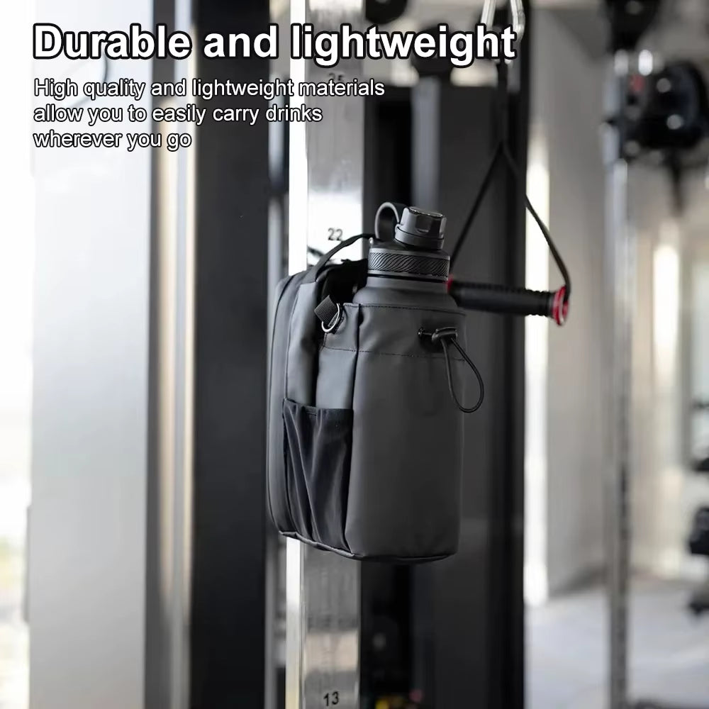 Large Capacity Magnetic Gym Bag with Phone Pocket & Water Bottle Pouch - Ultimate Gym Accessories Organizer