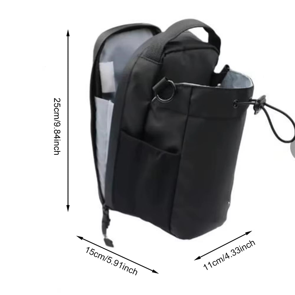 Large Capacity Magnetic Gym Bag with Phone Pocket & Water Bottle Pouch - Ultimate Gym Accessories Organizer