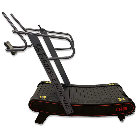 Revolutionary CT400 Self-Powered Curved Commercial Treadmill - Elevate Your Fitness Experience!